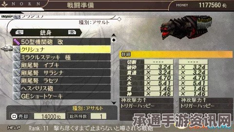 噬神者2，稀有度11冲锋枪全图鉴及技巧方法详解