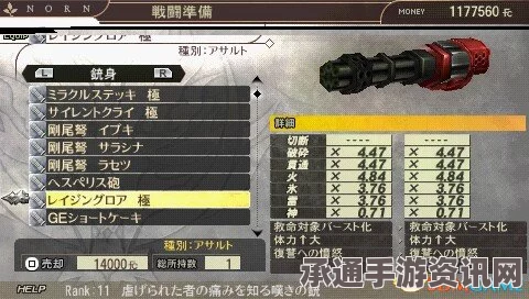 噬神者2，稀有度11冲锋枪全图鉴及技巧方法详解