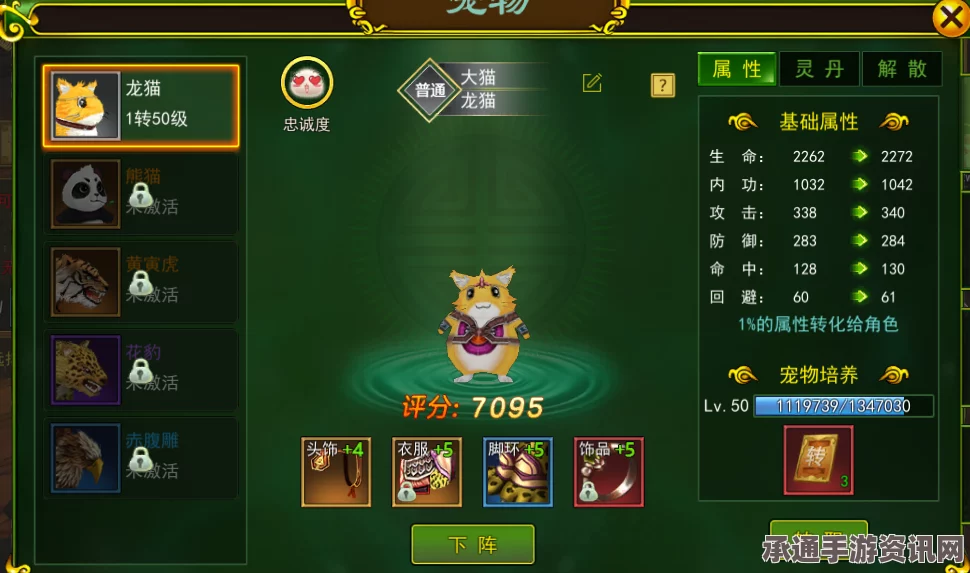 热血江湖手游5月17日更新解析，新宠物修炼技巧全攻略