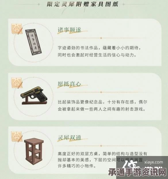 光与夜之恋漫游典藏解析及查理苏独特家具深度介绍