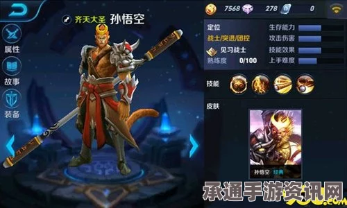 王者荣耀，孙悟空重做后的技能玩法技巧详解