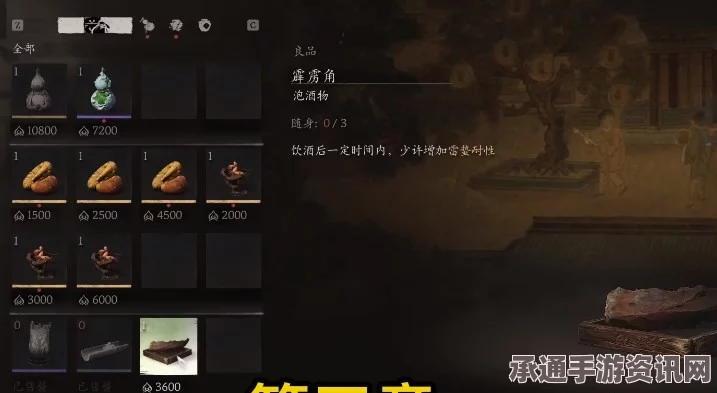 黑神话悟空酒品第六章攻略秘籍，获取方法与技巧全面解析