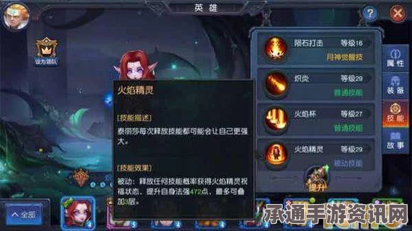 迷雾世界炽焰女巫泰丽莎，技能解析与战术指南全攻略