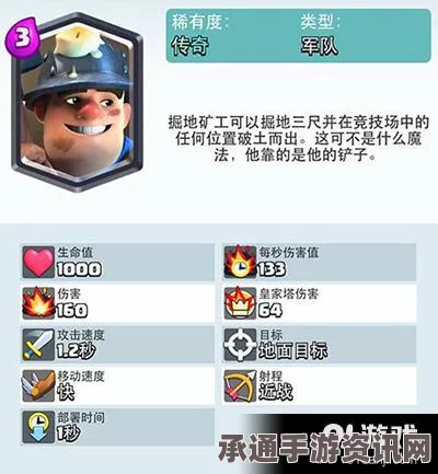 皇室战争三枪矿工强力爆发，平衡性调整卡牌解析与技巧方法详解