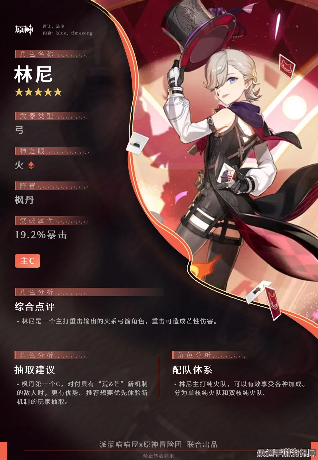 原神4.6版本林尼角色全方位培养指南，打造专属强力射手攻略