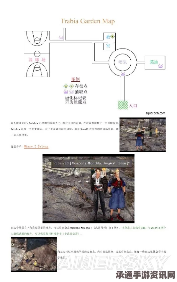 最终幻想8重制版，图文全剧情流程攻略及全支线任务攻略，地图标注指引与道具收集指南
