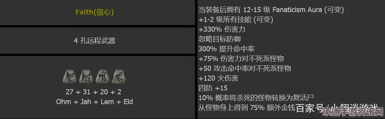 暗黑破坏神2符文之语合成攻略，公式详解与技巧分享，轻松掌握符文合成方法