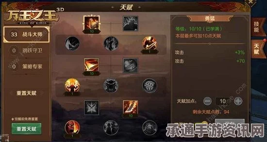 迷雾世界天赋洗点攻略，方法与技巧全面解析