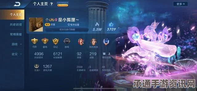 杨幂王者荣耀账号解析，段位、战区与技巧曝光