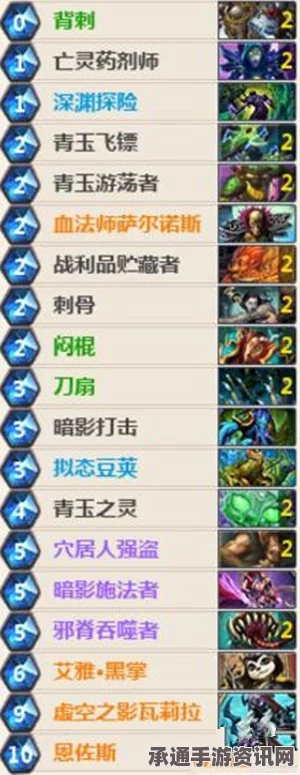 炉石传说，月初上分奇迹贼卡组推荐与对抗青玉系列的策略技巧