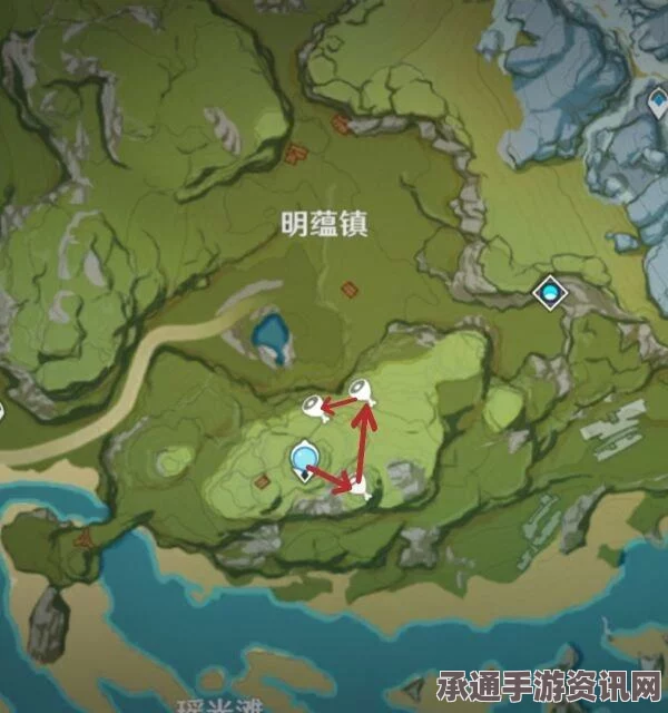 原神甜甜花采集攻略，高效路线与技巧分享