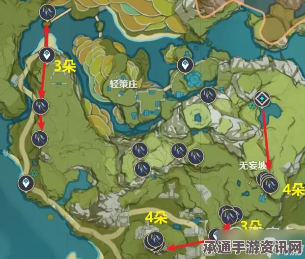 原神子探测单元采集路线图详解及技巧方法探讨