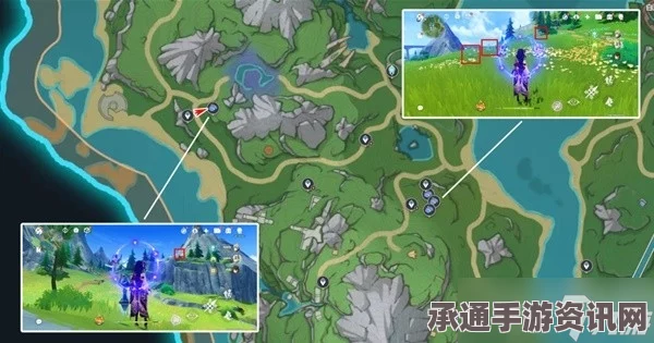 原神柔灯铃采集点位详解及位置路线图，高效获取技巧与指南
