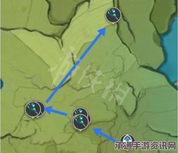 原神4.5版本小灯草采集路线图及快速获取技巧详解