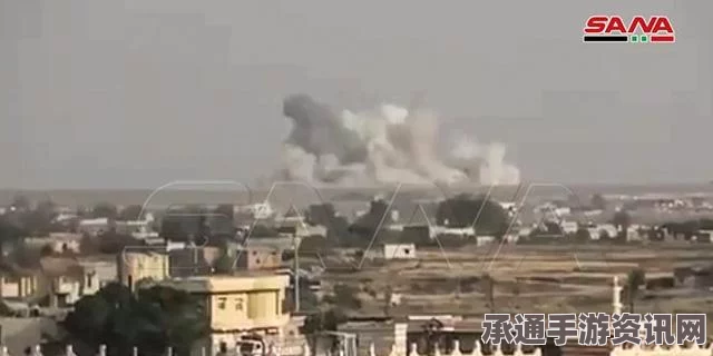 叙利亚司机惊险瞬间，导弹袭击下的生死一踩