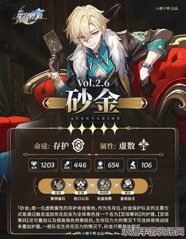 崩坏星穹铁道诡弈砂金角色技能深度解析与攻略探讨