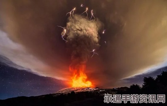 意大利埃特纳火山喷发震撼瞬间，烟柱直冲天际，如何捕捉自然之力的壮丽画面？