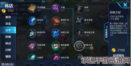 王者荣耀全职业S6出装解析，各职业通用装备推荐及实战技巧
