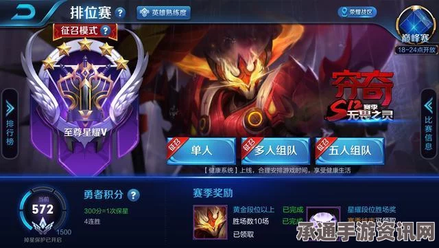 王者荣耀四大最强战士英雄详解与技巧攻略