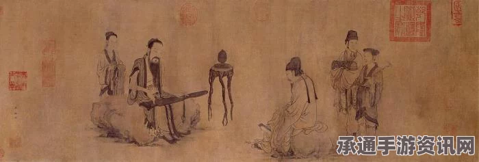 故宫珍宝之伯牙鼓琴图，传统故事揭秘与欣赏指南