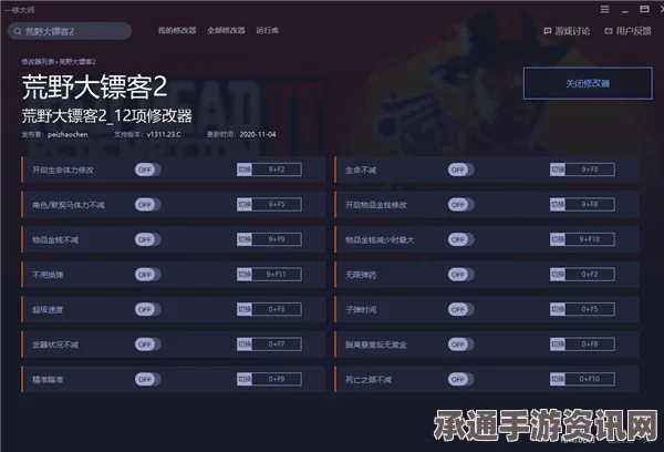 荒野大镖客2修改器下载攻略，一修大师修改器的使用技巧与问答环节