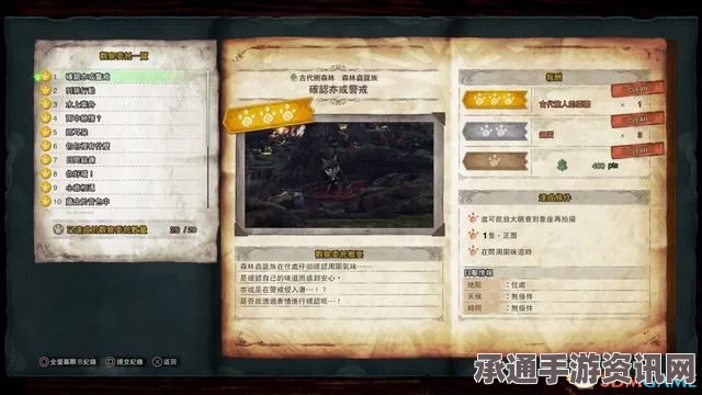怪物猎人世界图文攻略，通关流程、怪物图鉴BOSS打法及游戏技巧方法详解