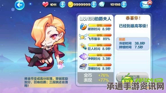 天天酷跑伯爵夫人限时特惠，2588钻石入手攻略与技巧方法