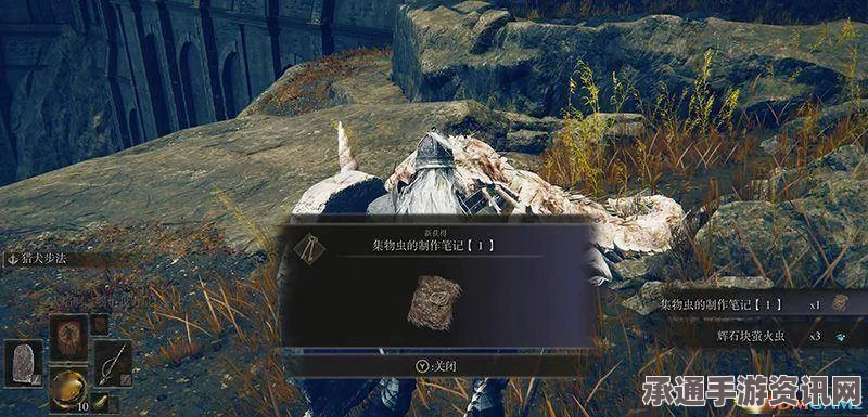 艾尔登法环DLC大维壶师制作笔记13的寻找技巧与方法详解