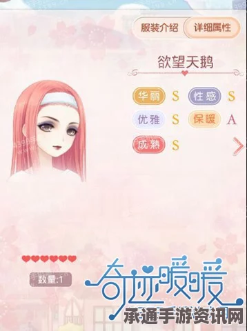 揭秘奇迹暖暖白天鹅套装的背后故事，设计师杰作与获取技巧